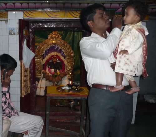 Proud Papa - love the guy on the cell phone