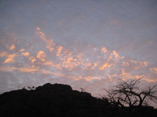 Sunrise Climbing Down From Begnemato