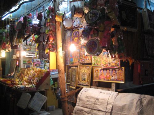 Market Inside The Temple
