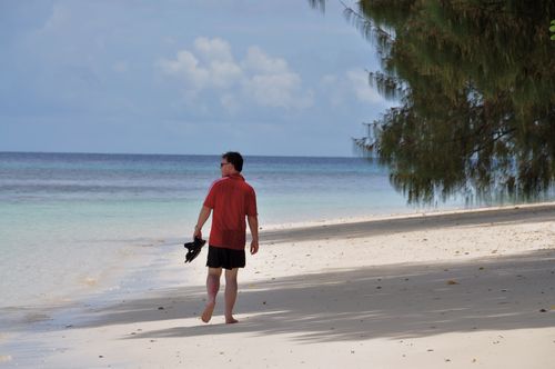 Walking On the Beach