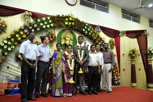 The Wedding Party and a few Stragglers