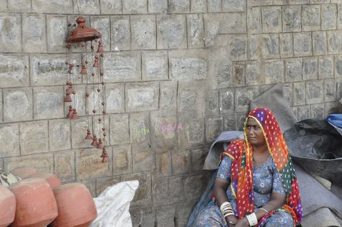 Roadside Pottery Lady Roadside Pottery Lady